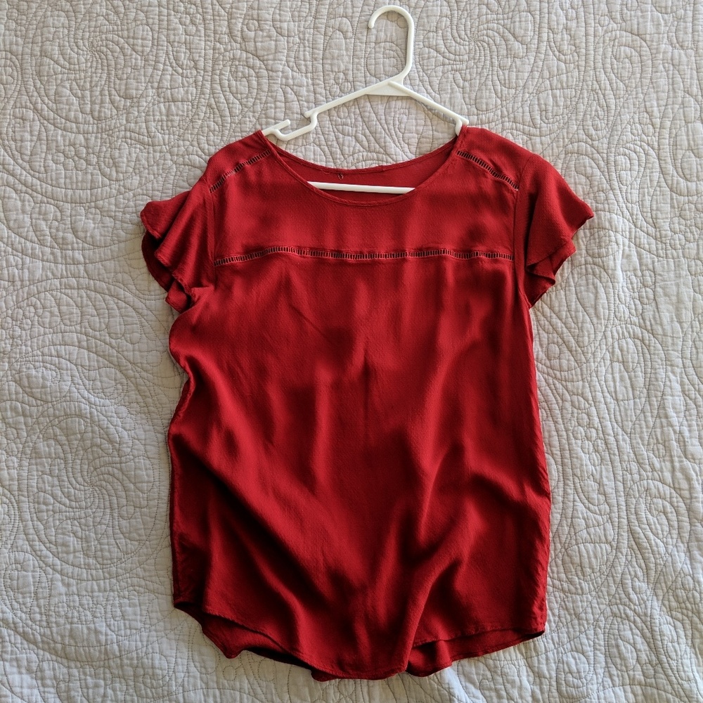 Banana Republic Red top